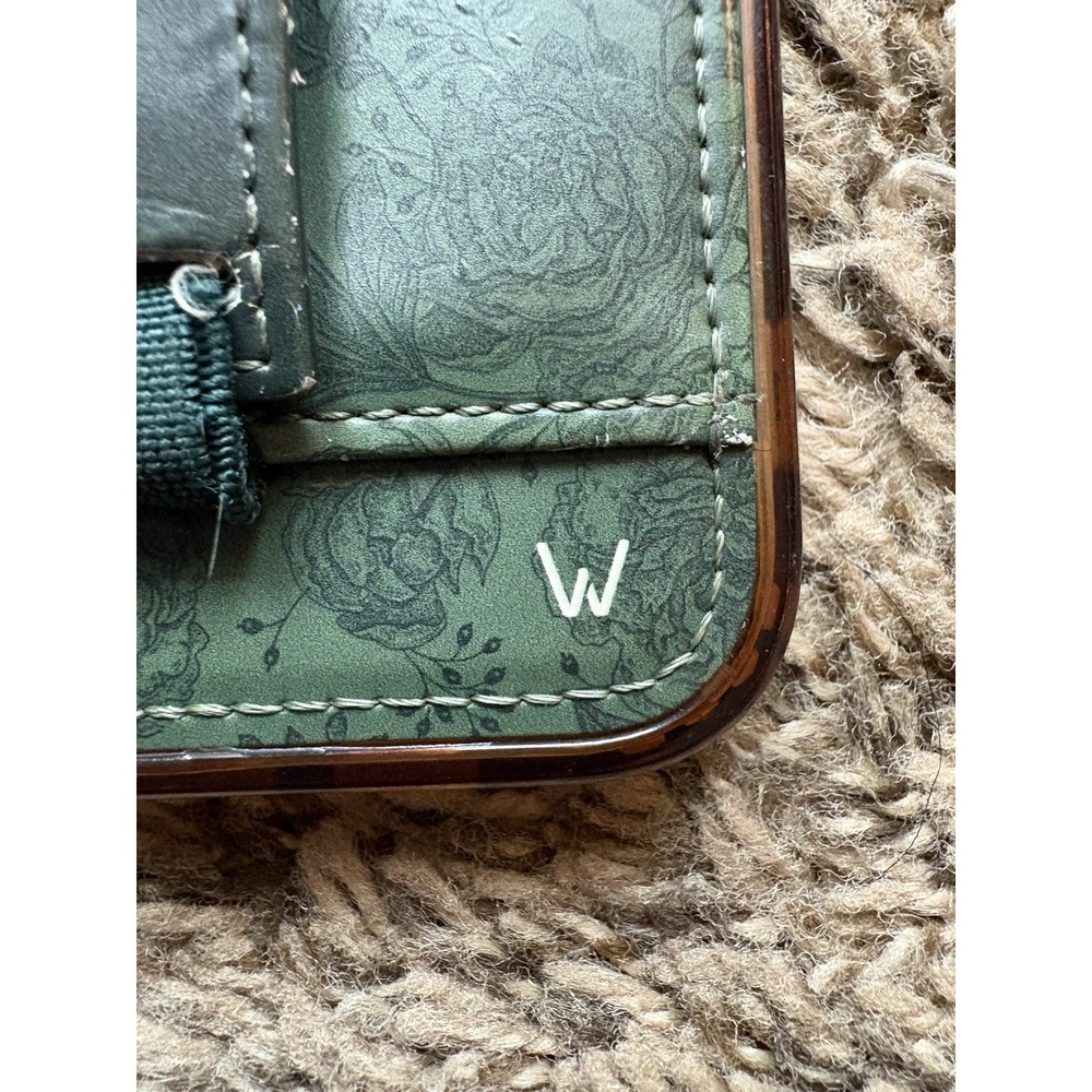 WALLI Floral Patterned Green Back Case Holder for Apple iPhone 13 Pro Max - Picture 2 of 4